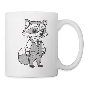 Busy Fox - Mug - white - Right