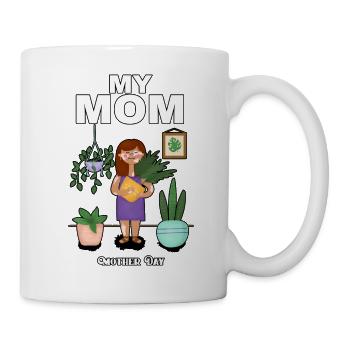 Mom day Family lover - Mother Day - Tasse - Weiß - Rechts