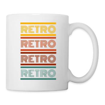 Classic Retro - Tasse - Weiß - Rechts