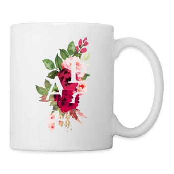 Peace flowers - Mug blanc - blanc - Droite
