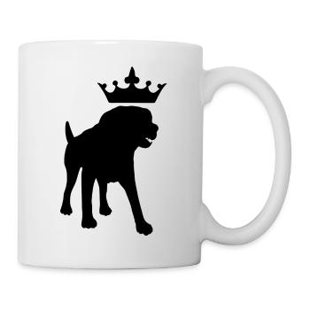 Dog Hund - Tasse - Weiß - Rechts