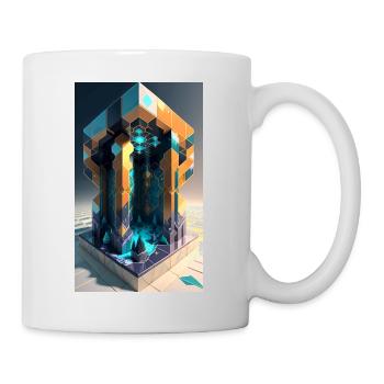 Rêves pixélisés - Mug blanc - blanc - Droite