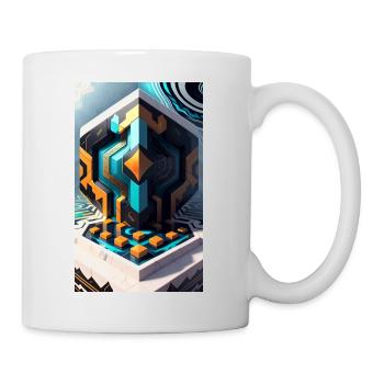 Formes mystiques - Mug blanc - blanc - Droite
