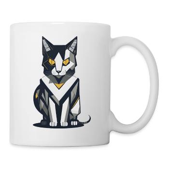 Minimalist Cat - Mug - white - Right