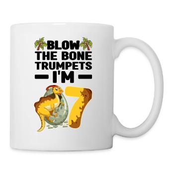 Children's birthday dinosaur - Mug - white - Right
