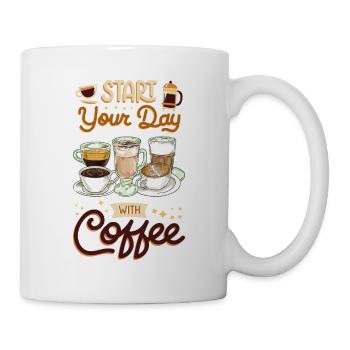 Café Amateur de Café Tasse à café Barista Vintage - Mug blanc - blanc - Droite