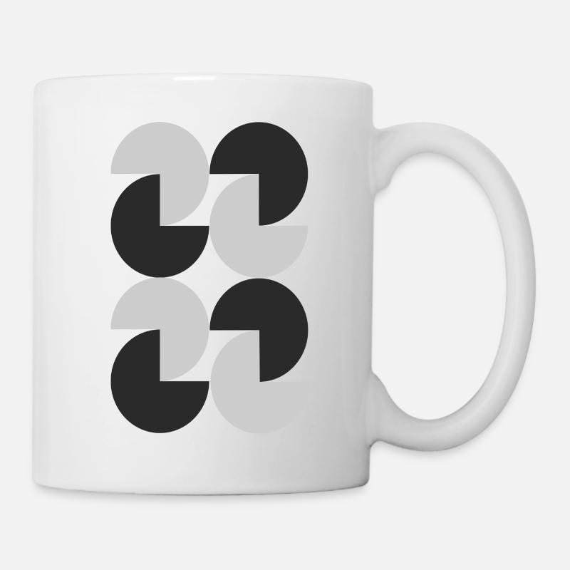 abstraction - Tasse - Weiß