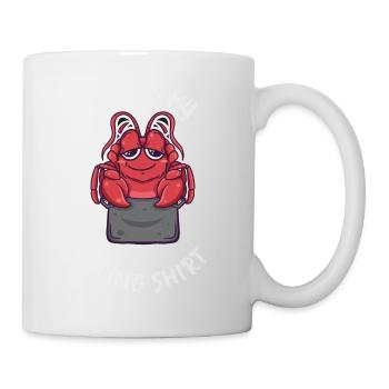 Voici ma chemise mangeuse d’écrevisses Kawaii Crayfish - Mug blanc - blanc - Droite
