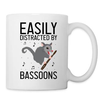 Bassoon Wind Instrument Design for Bassoonist - Mug - white - Right