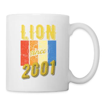Léo 2001 Zodiac Cadeau d’anniversaire - Mug blanc - blanc - Droite