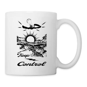 KEEP CONTROL Kiter - Mug - white - Right