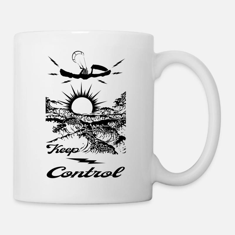 KEEP CONTROL Kiter - Mug - white
