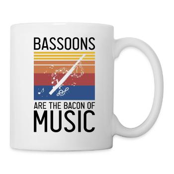 Basson pour basson anches et bassoniste - Mug blanc - blanc - Droite