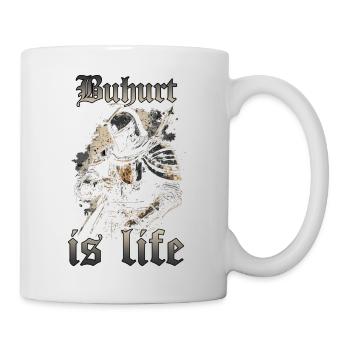Buhurt Hobby Ritter Outfit Buhurt Turnier Krieger - Tasse - Weiß - Rechts