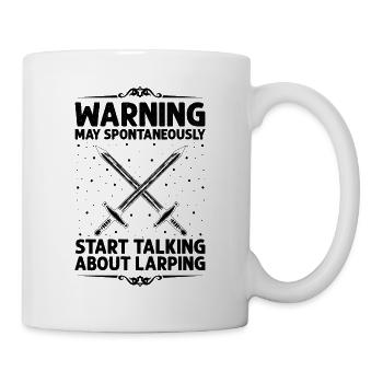 Citation de jeu de rôle fantastique pour le combat à l’épée - Mug blanc - blanc - Droite