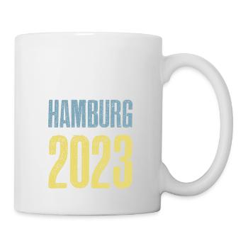Hambourg 2023 Krone - Mug blanc - blanc - Droite