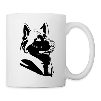 Hund Dog - Tasse - Weiß - Rechts