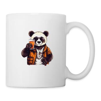 Panda Beer Beer Bear Funny Saying Humor Party - Mug - white - Right