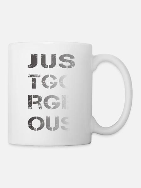 just gorgeous - Tasse - Weiß