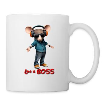 Comme une souris - Mug blanc - blanc - Droite