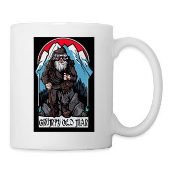 GRUMPY OLD MAN, TSHIRT - Mug - white - Right