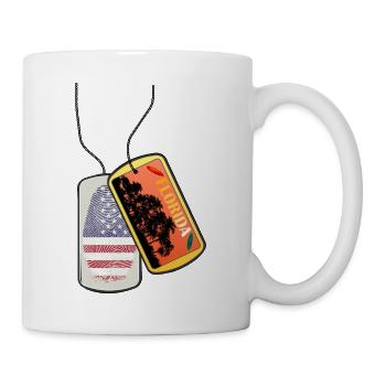 Erkennungsmarke FLORIDA USA Strand Lifestyle - Tasse - Weiß - Rechts