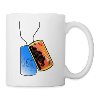 Erkennungsmarke FLORIDA Astronaut Strand Space - Tasse - Weiß - Rechts