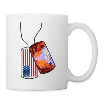 Plaque d’identité ARIZONA Grand Canyon USA - Mug blanc - blanc - Droite