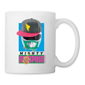 Power Rangers Hip Hop Style Mighty Morphin - Tasse - Weiß - Rechts