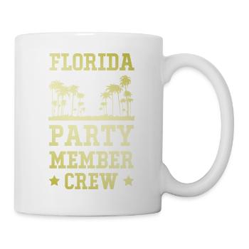 Équipe de fête en Floride - Mug blanc - blanc - Droite
