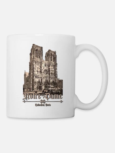 Notre Dame Paris - Mug blanc - blanc