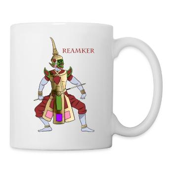 Cambodge guerrier Khmer épée drapeau I cadeau - Mug blanc - blanc - Droite