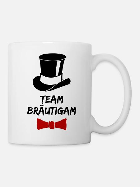 team bräutigam 02 - Tasse - Weiß