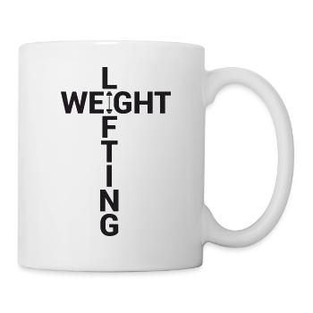 Gewicht Heber Design - Weight-Lifting - Tasse - Weiß - Rechts