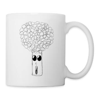 M. Brocolini ~ Kawaii Design | Original par. MMJ49 - Mug blanc - blanc - Droite