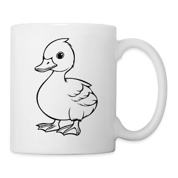 Duck Birds Ducks - Mug - white - Right
