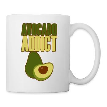 Accro à l’avocat 2 - Mug blanc - blanc - Droite