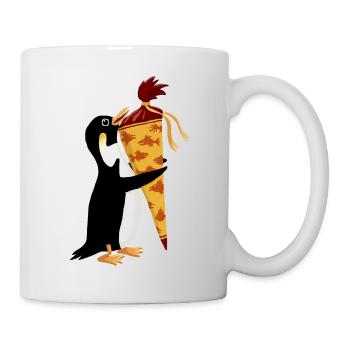 Penguin school cone - Mug - white - Right