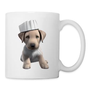 Labrador Retriever Restaurateur Puppy Cooking - Mug - white - Right