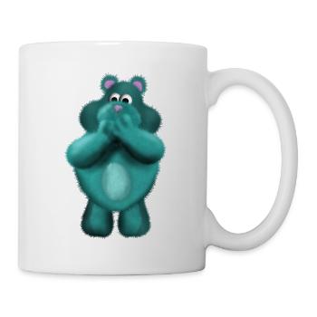 Fluffy the fluffy teddy bear - Mug - white - Right