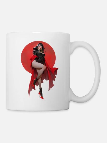 Vampire Pinup 1 - Tasse - Weiß