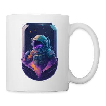 Astronaute, Espace, Voie lactée - Mug blanc - blanc - Droite