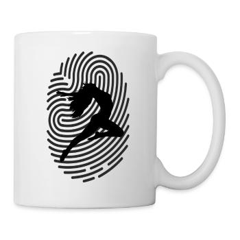 Danse Musique de danse - Mug blanc - blanc - Droite