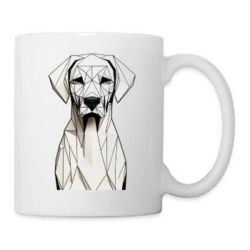 Chien - Mug blanc - blanc - Droite
