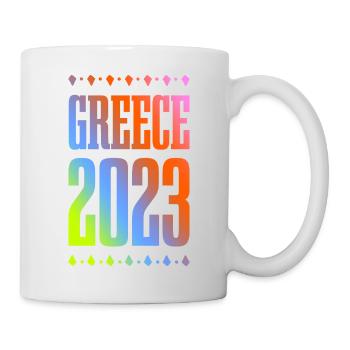 Grèce 2023 - Mug blanc - blanc - Droite