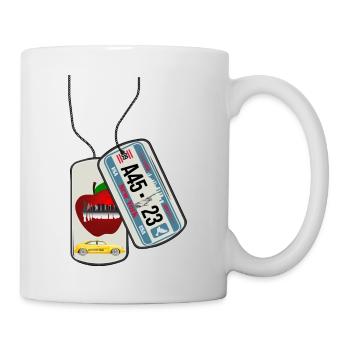 Dog tag NEW YORK Big Apple USA - Mug - white - Right