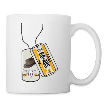 Erkennungsmarke TEXAS - Tasse - Weiß - Rechts