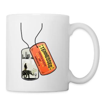 Tennessee JAZZ dog tag - Mug - white - Right