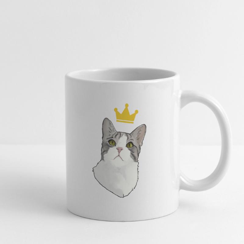 Mortier King Mug blanc