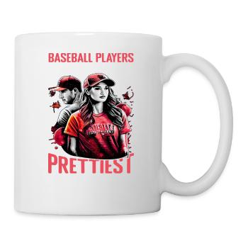 Baseball Players Have The Prettiest Girlfriends 10 - Tasse - Weiß - Rechts